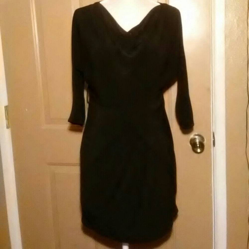 SERGE 3/4 LENGTH SLEEVE DRESS-EU SIZE 42